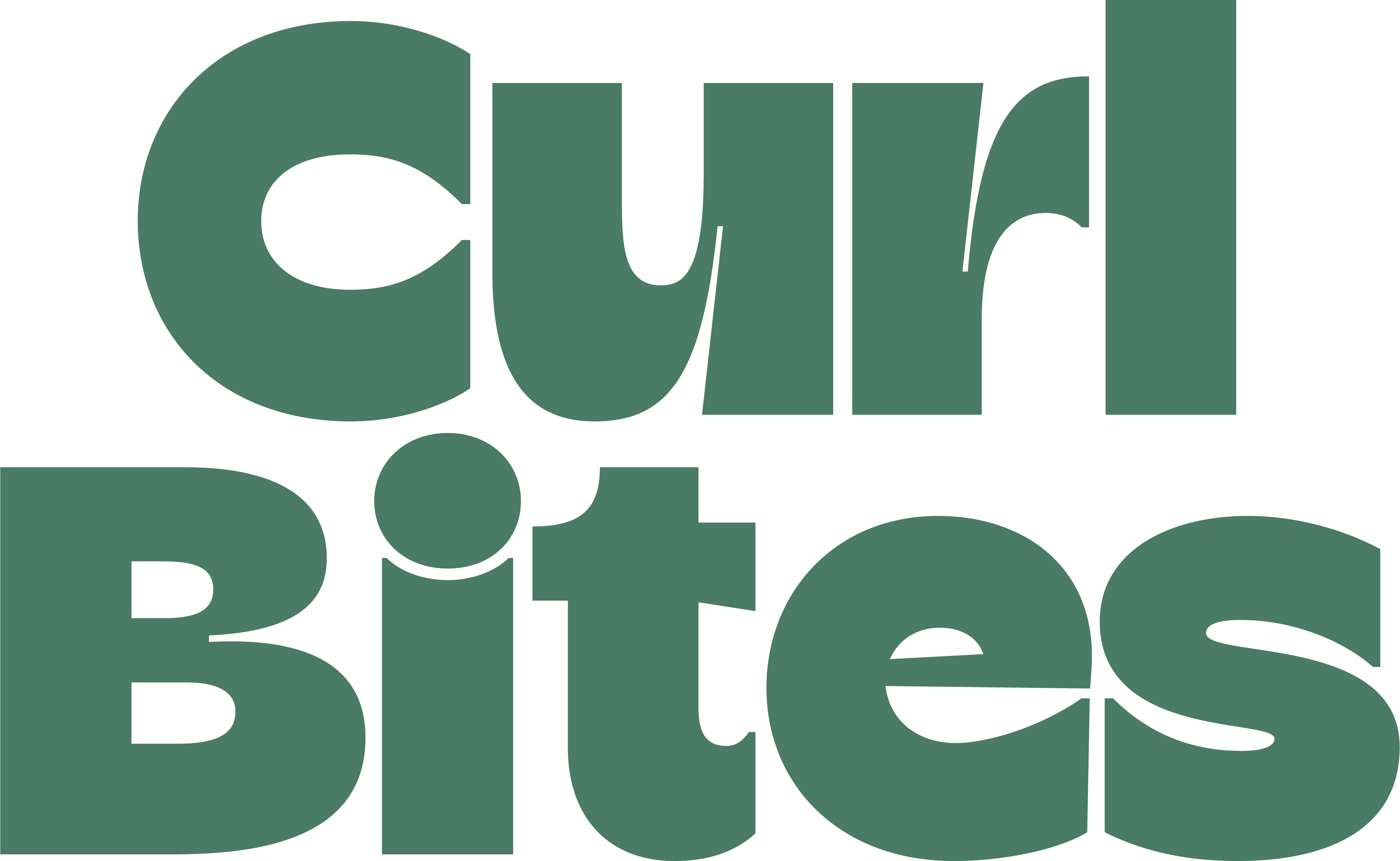 Curl Bites Logo in grün