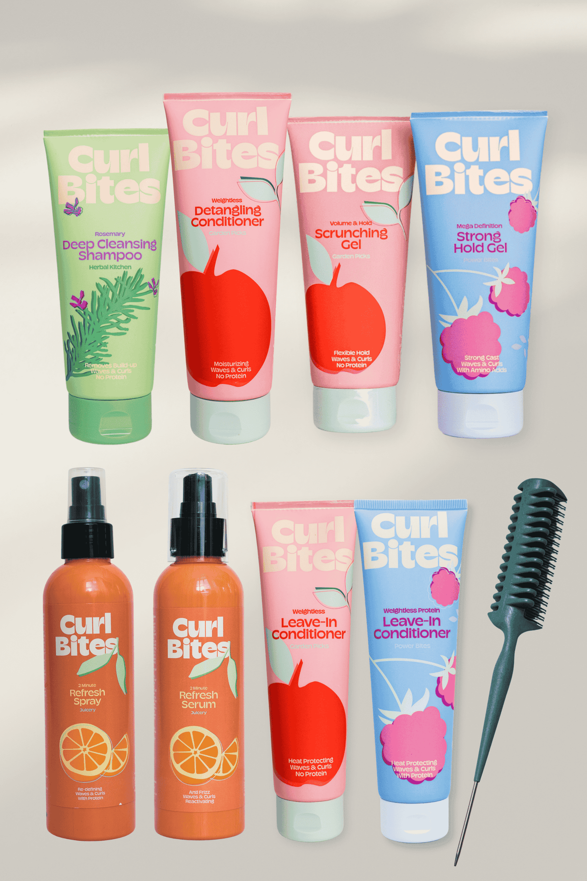 Curl Bites | Paquete de prueba para salón