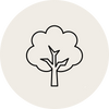 Icon mit Baum-Symbol