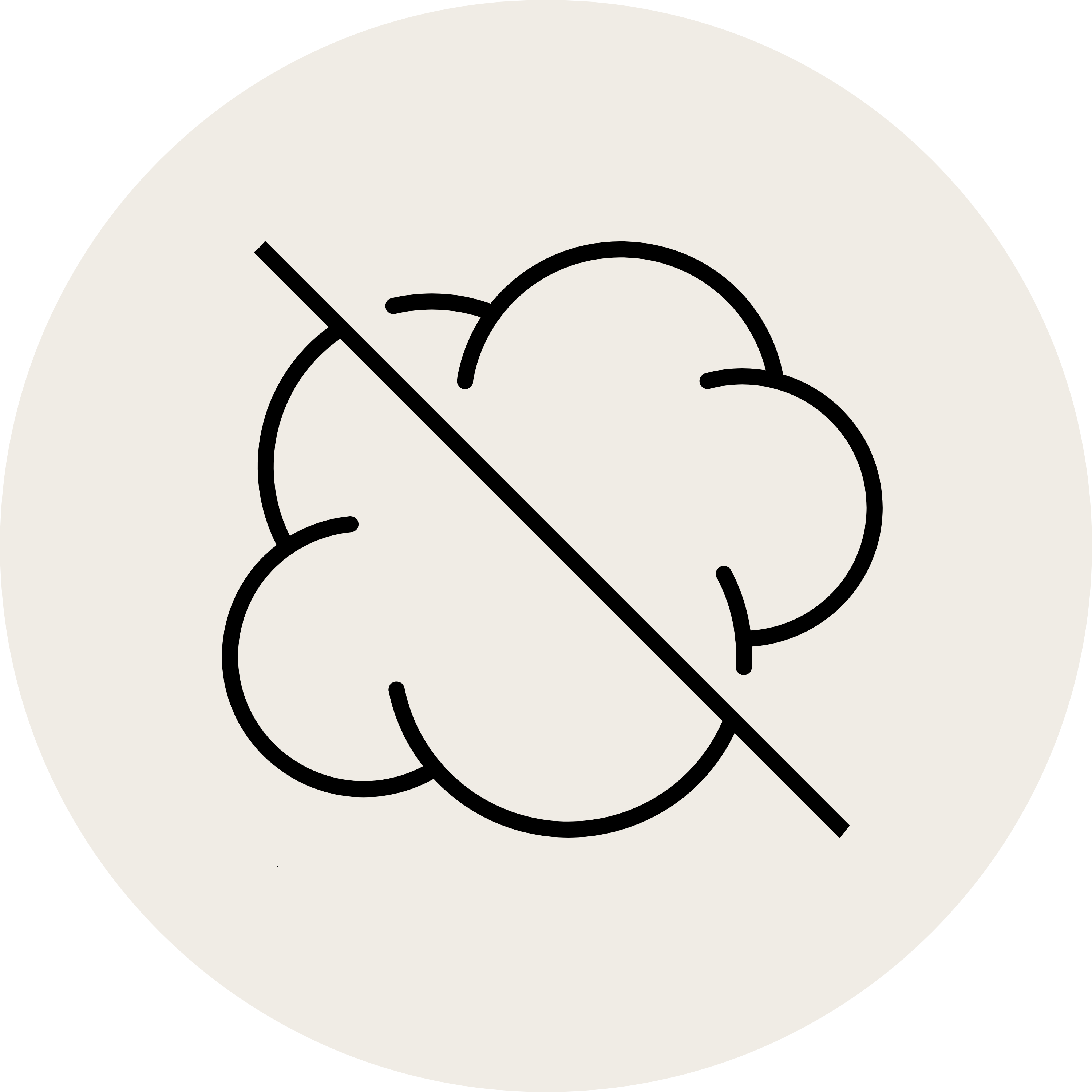 Icon mit durchgestrichener Wolke