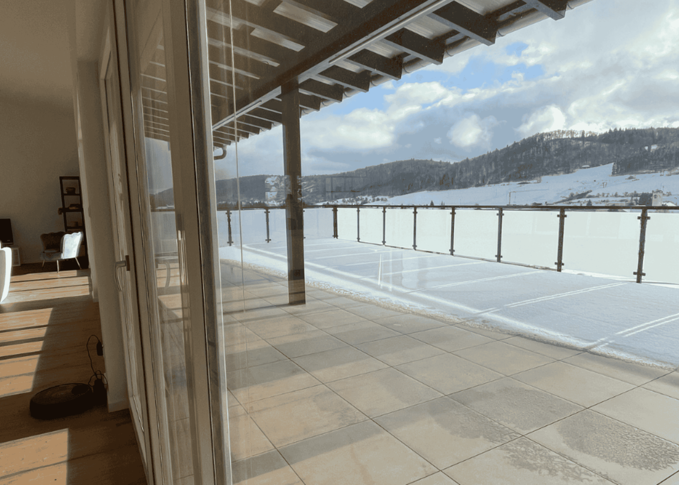 Ausschnitt der Dachterrasse