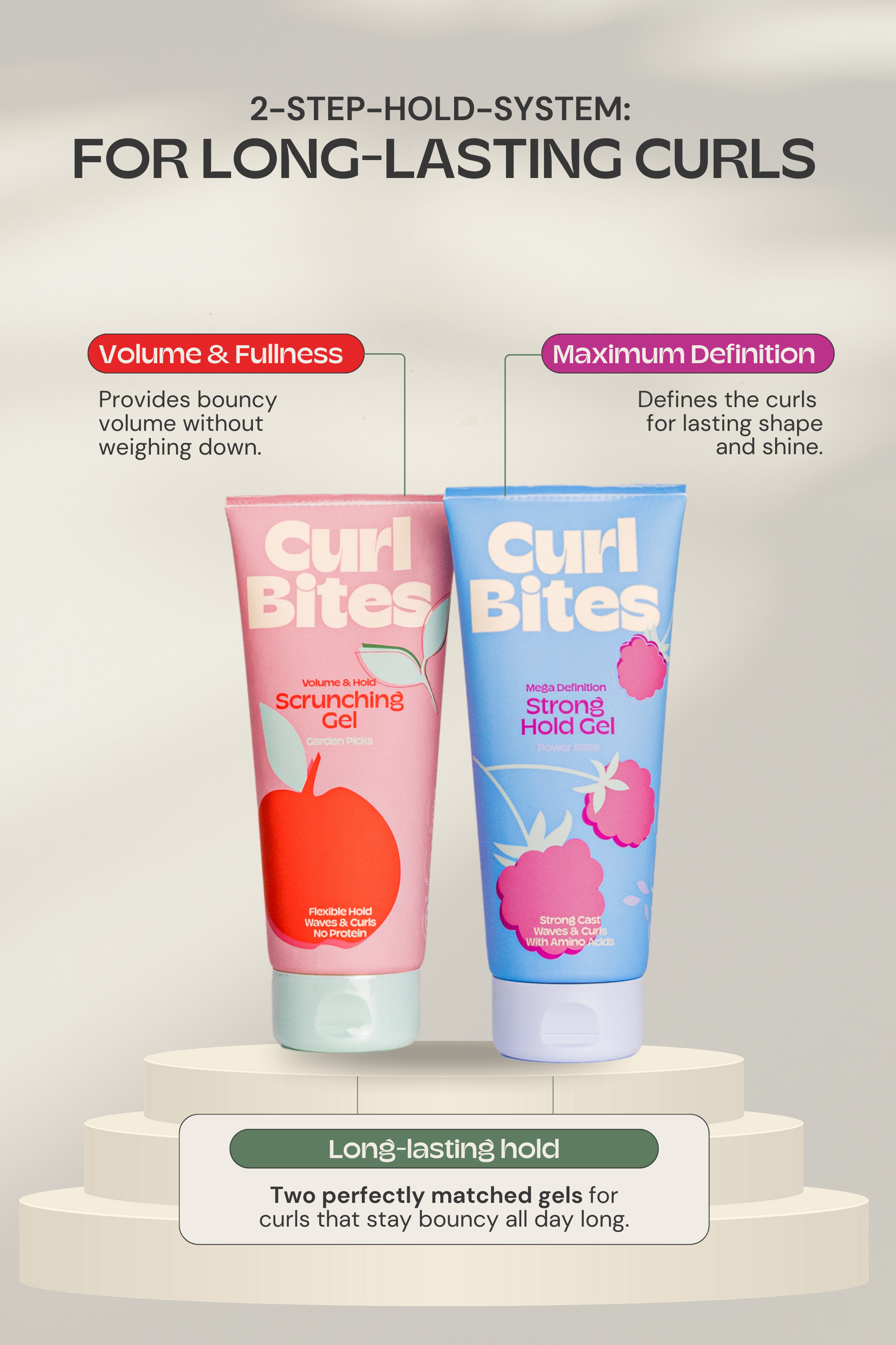 Curl Bites | 2-Step-Hold-Set